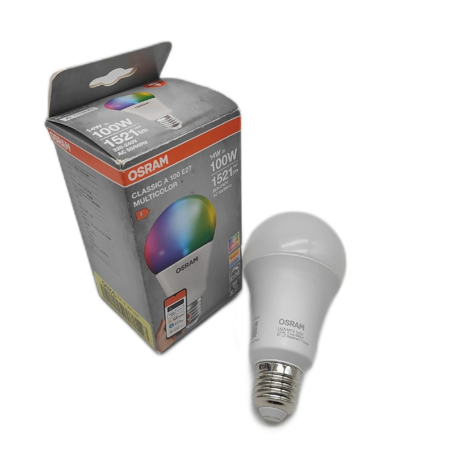 OSRAM LED Lampe Beleuchtung Smart Plus E27 Sockel warmweiß dimmbar energieeff