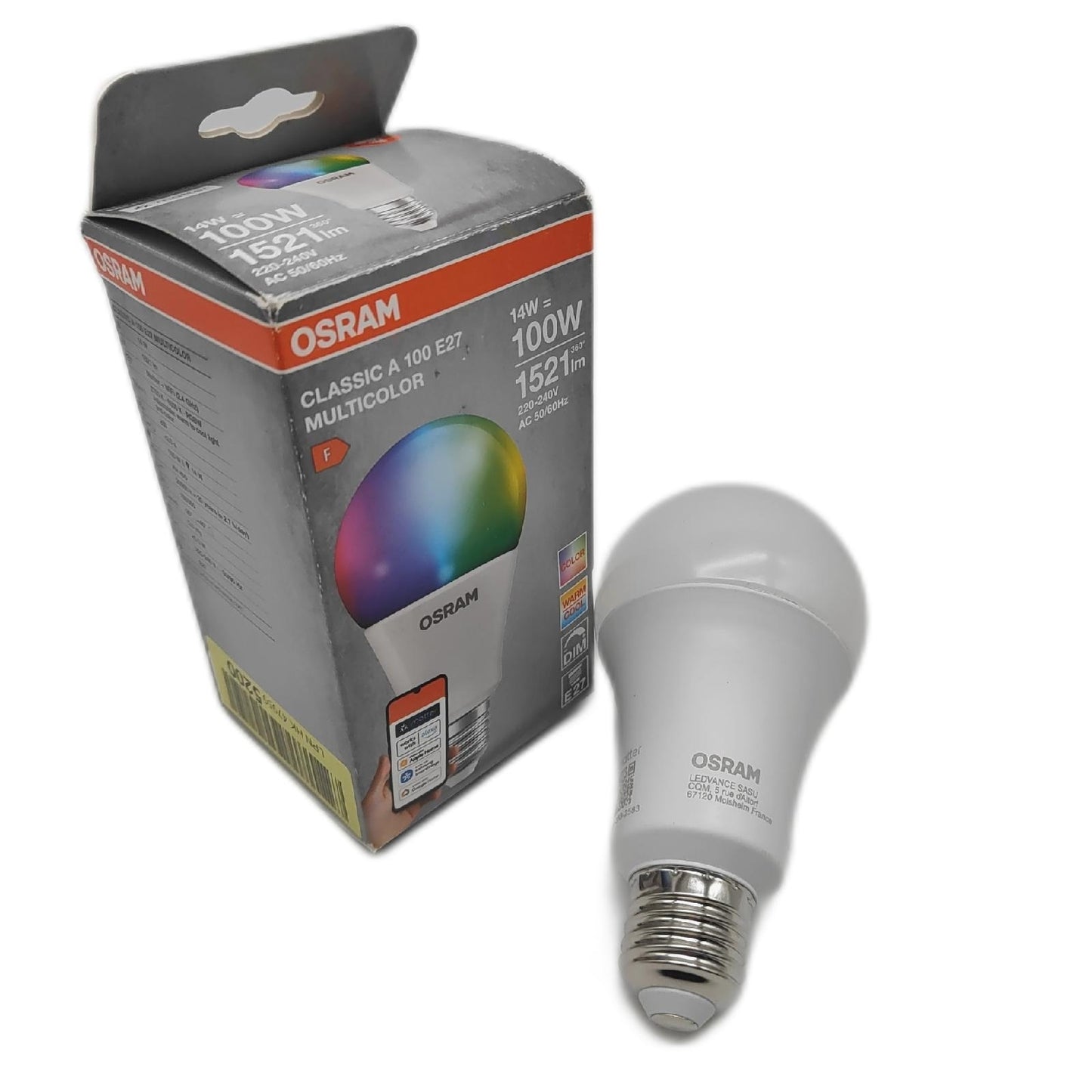 OSRAM LED Lampe Beleuchtung Smart Plus E27 Sockel warmweiß dimmbar energieeff