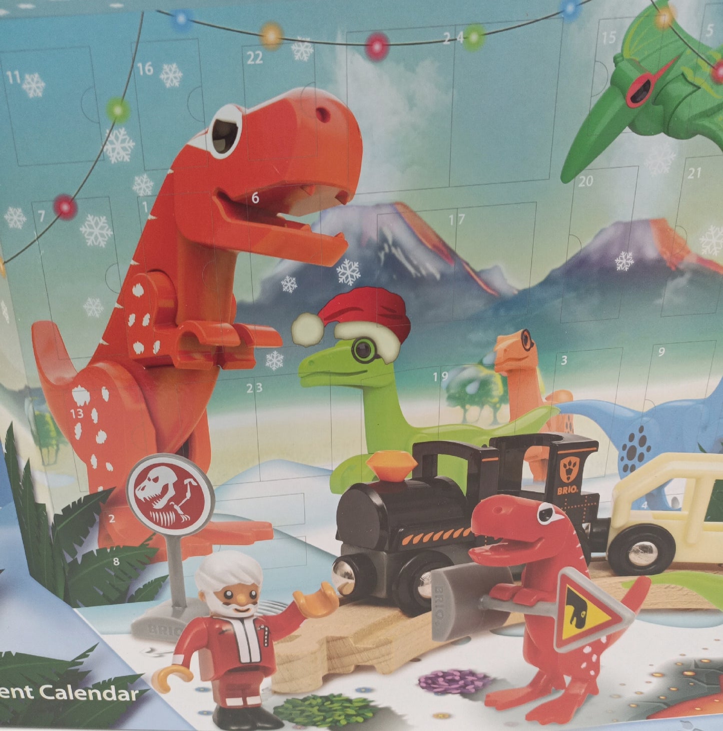 Brio Welt Adventskalender Eisenbahn Zubehör Kinder ab 3 Jahren Spielspaß Weihnachten Geschenkidee