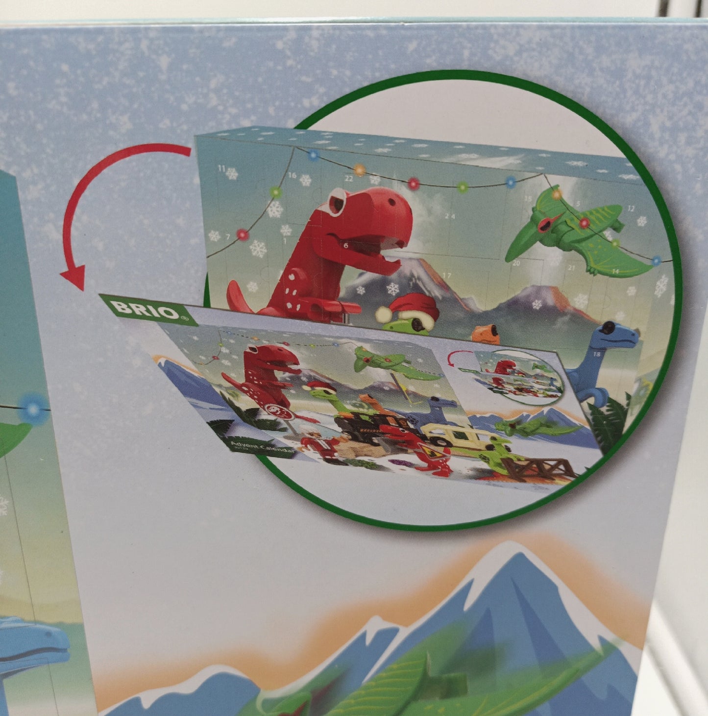Brio Welt Adventskalender Eisenbahn Zubehör Kinder ab 3 Jahren Spielspaß Weihnachten Geschenkidee