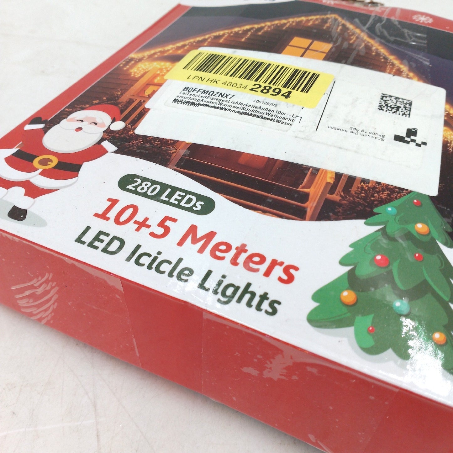LaiTeny Lichterkette Beleuchtung Außen Led Eisregen Lichtervorhang 10
