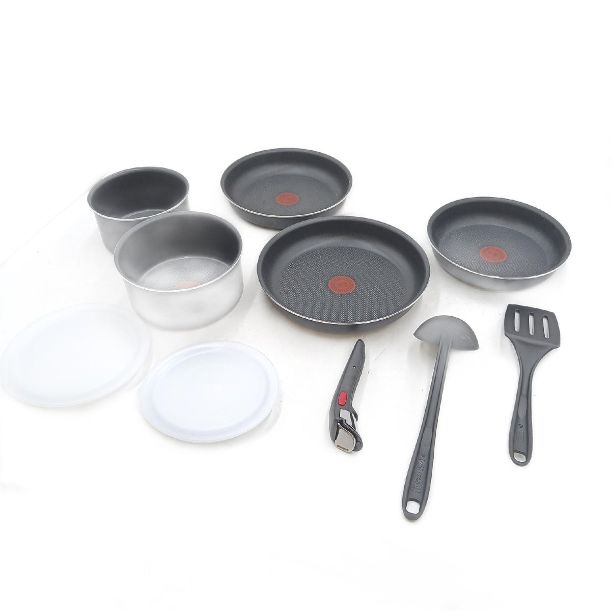 Tefal Ingenio Easy On 10-teiliges Topf Pfannenset abnehmbarer Griff stapelbar