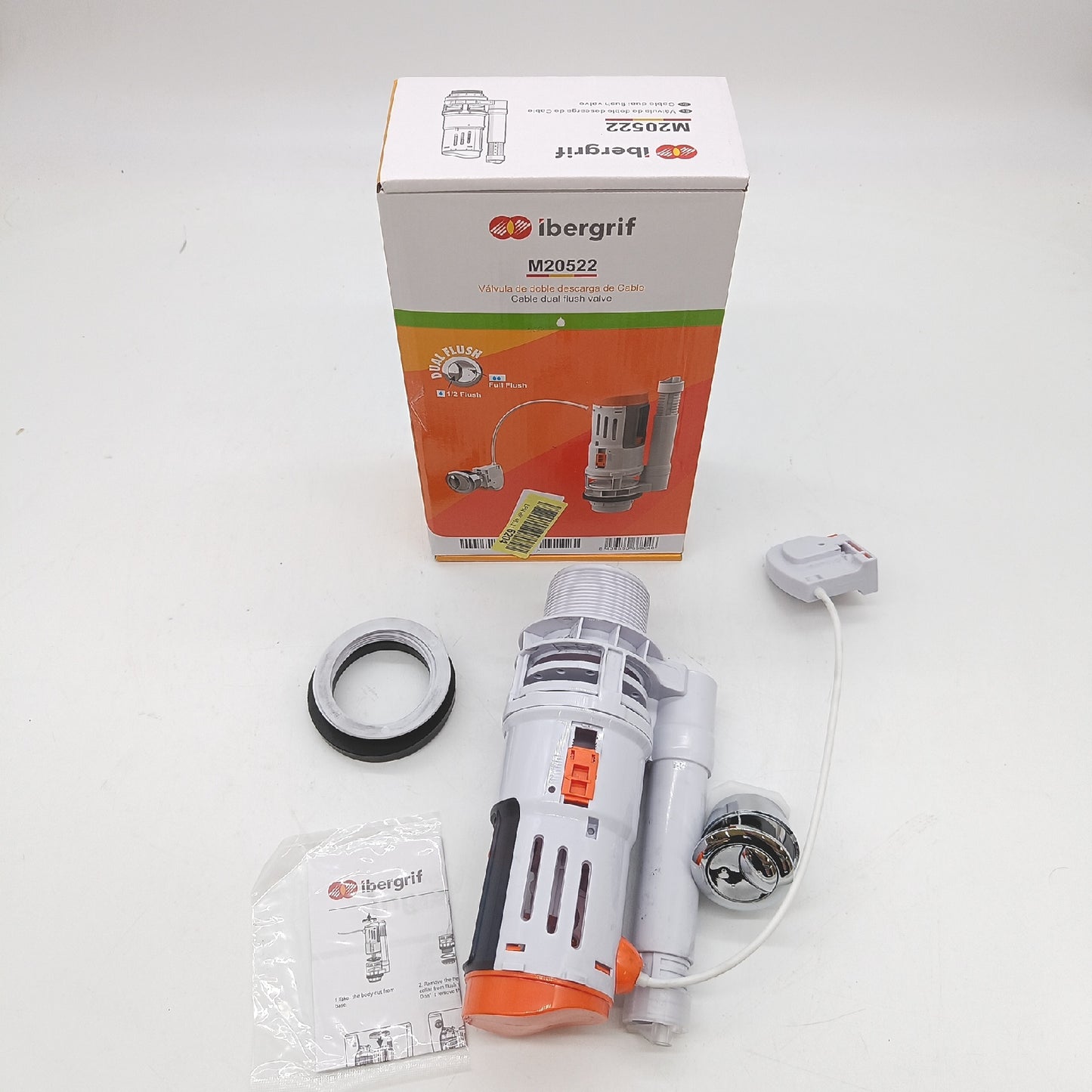 Ibergrif WC Spülkasten Sanitär M20522 Wassersparend Einfach Installation Mit Kabel