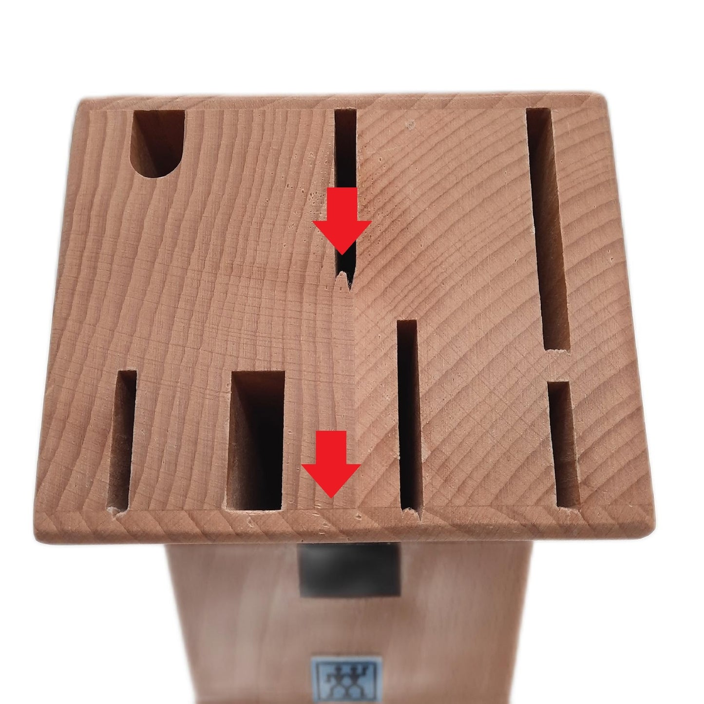 ZWILLING Messerblock 9-tlg. Holzblock Messer Schere aus rostfrei - Unvollständig