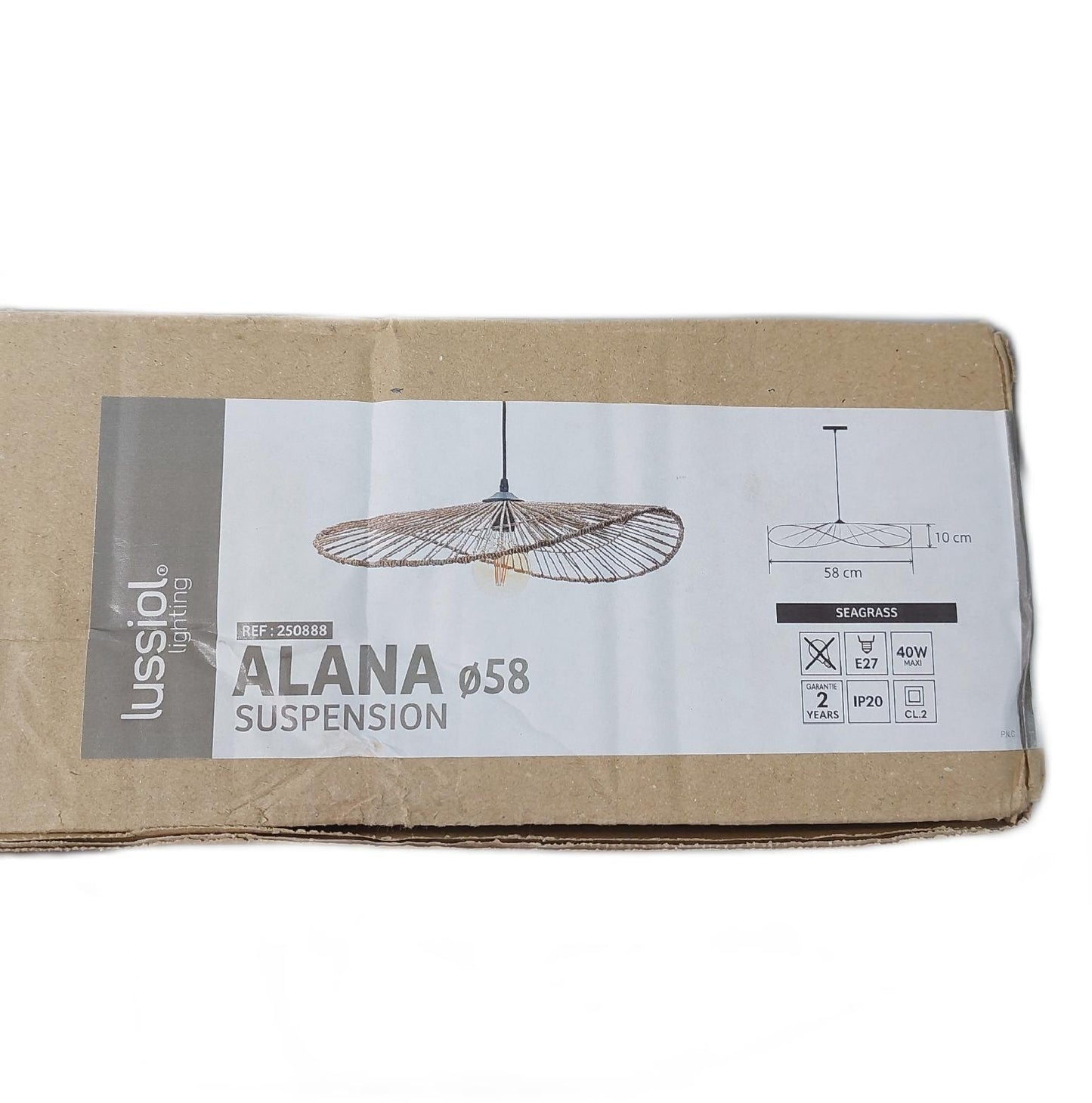 Lussiol Hängelampe Beleuchtung Alana Boho Stil Kronleuchter Wohn Dek