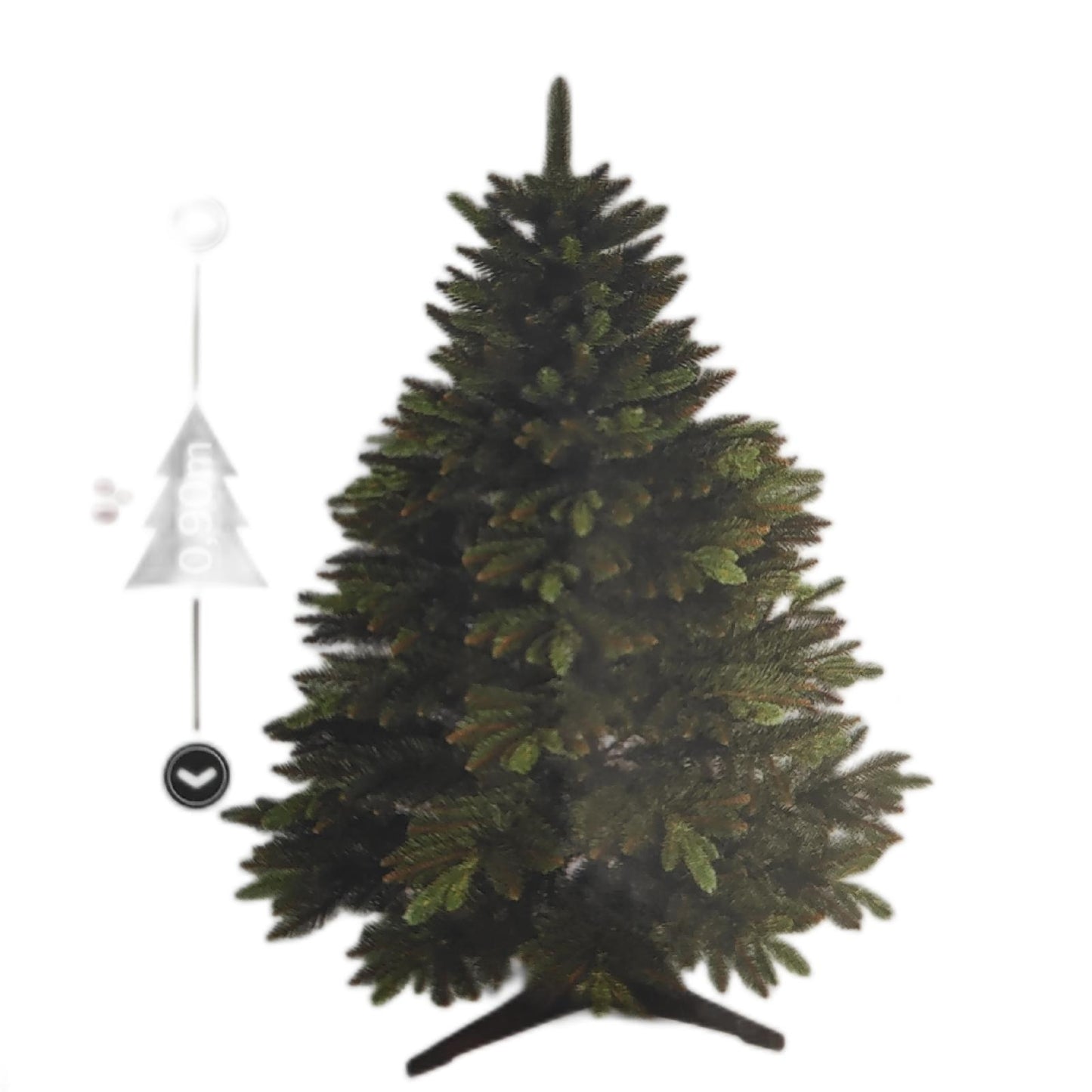 Premium Weihnachtsbaum künstlicher Baum Weihnachtsdekoration 90cm langlebig naturgetreu für Festtage