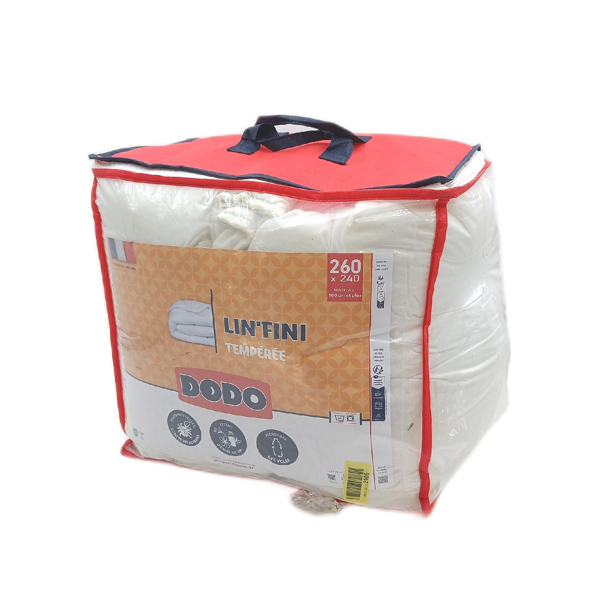 Dodo Steppdecke 240 x 260 cm mittlere Temperatur umweltfreundlich recycelt Doublebett