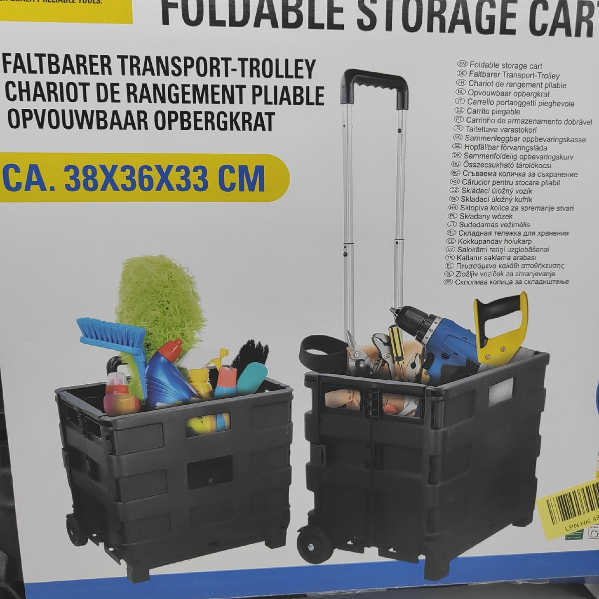 Kinzo Transporttrolley Klappbare Transportlösung Transportwagen 05703 Komfortabler Helfer für