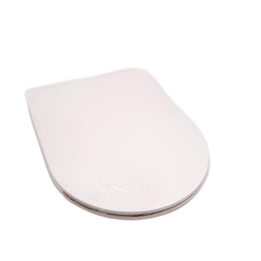 Amazon Basics Toilettensitz Badzubehör D förmiger Urea mattiertes Weiß 365