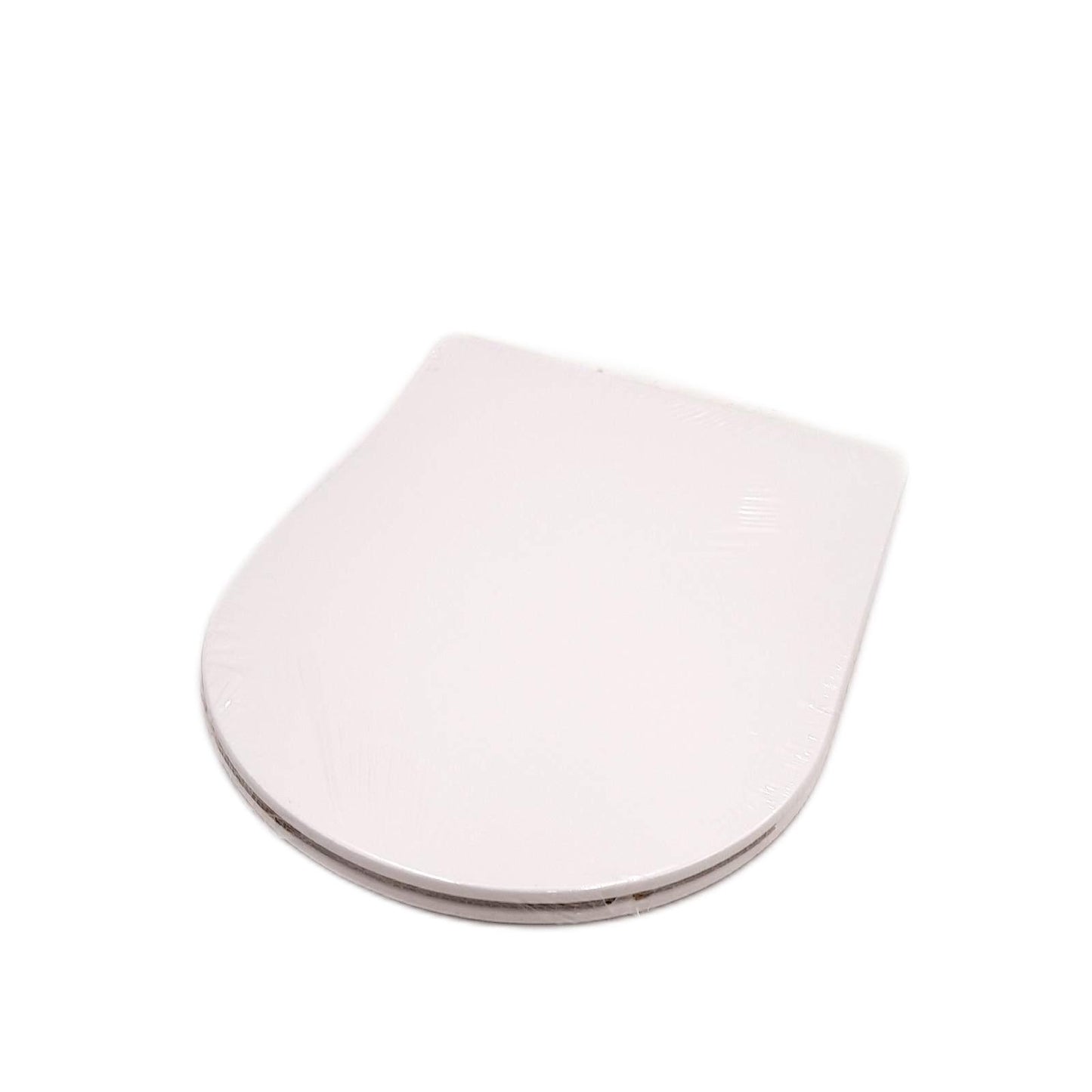Amazon Basics Toilettensitz Badzubehör D förmiger Urea mattiertes Weiß 365