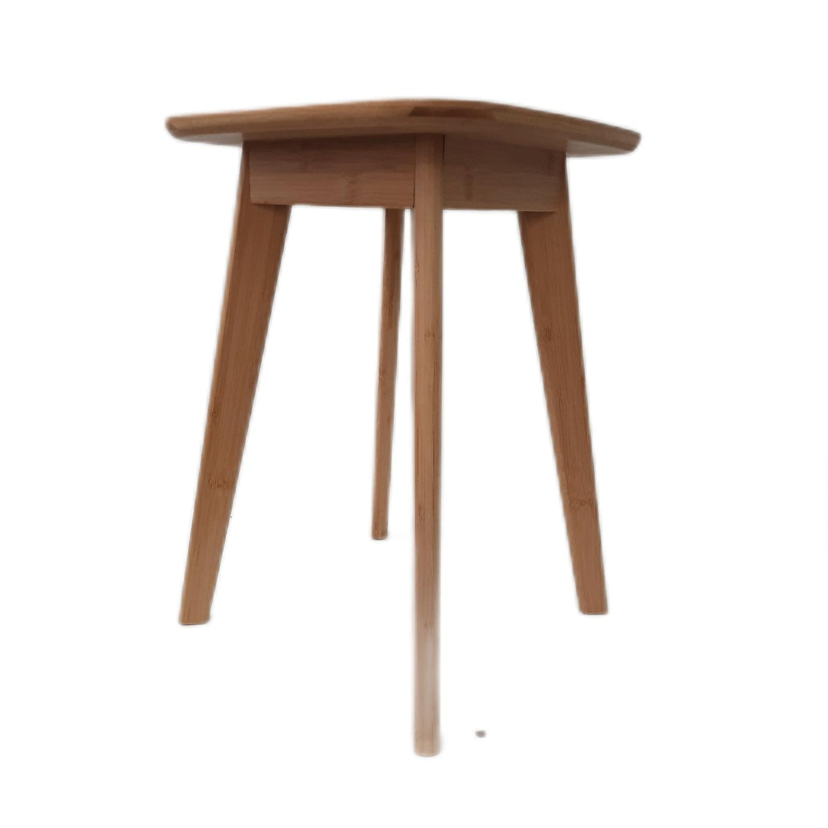 Relaxdays xdays Esszimmerhocker Bambus Sitzhocker Küche Flur Bad Holz H 46 B 33 cm