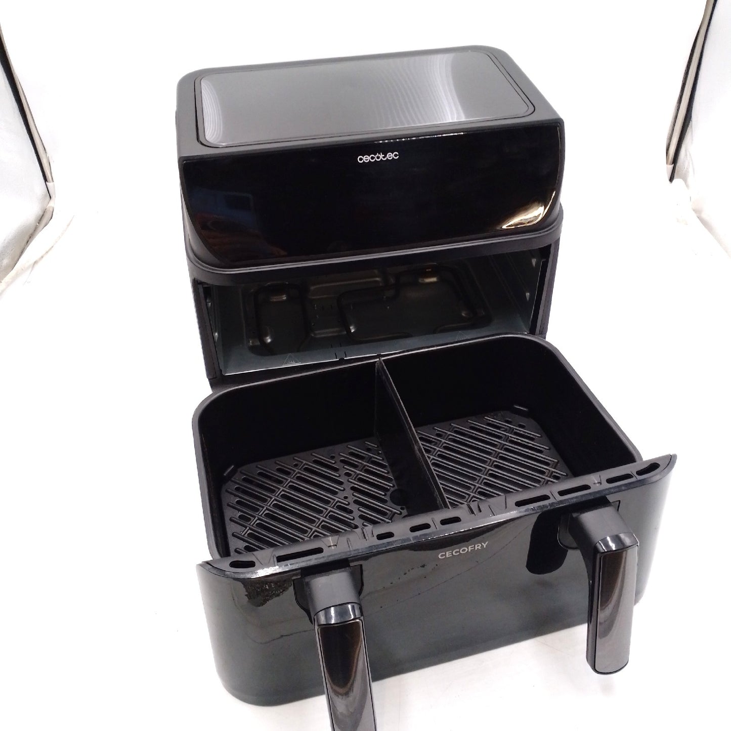 Cecotec Heißluftfritteuse Küchengeräte 10L Grillplatte Reinigung