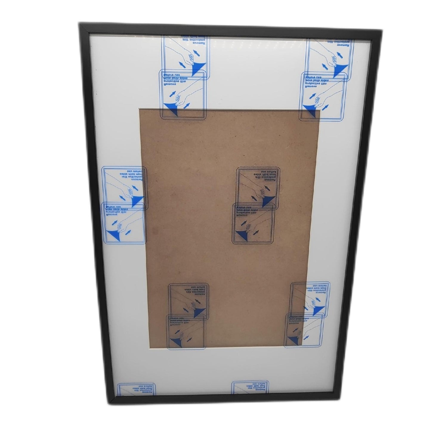 Americanflat Bilderrahmen Rahmen Dekoration 30x45 cm Schwarz Passepartout 20x
