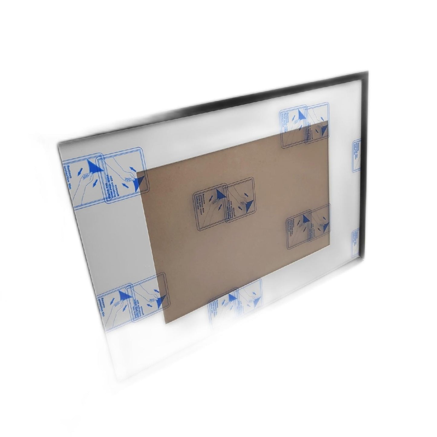 Americanflat Bilderrahmen Rahmen Dekoration 30x45 cm Schwarz Passepartout 20x