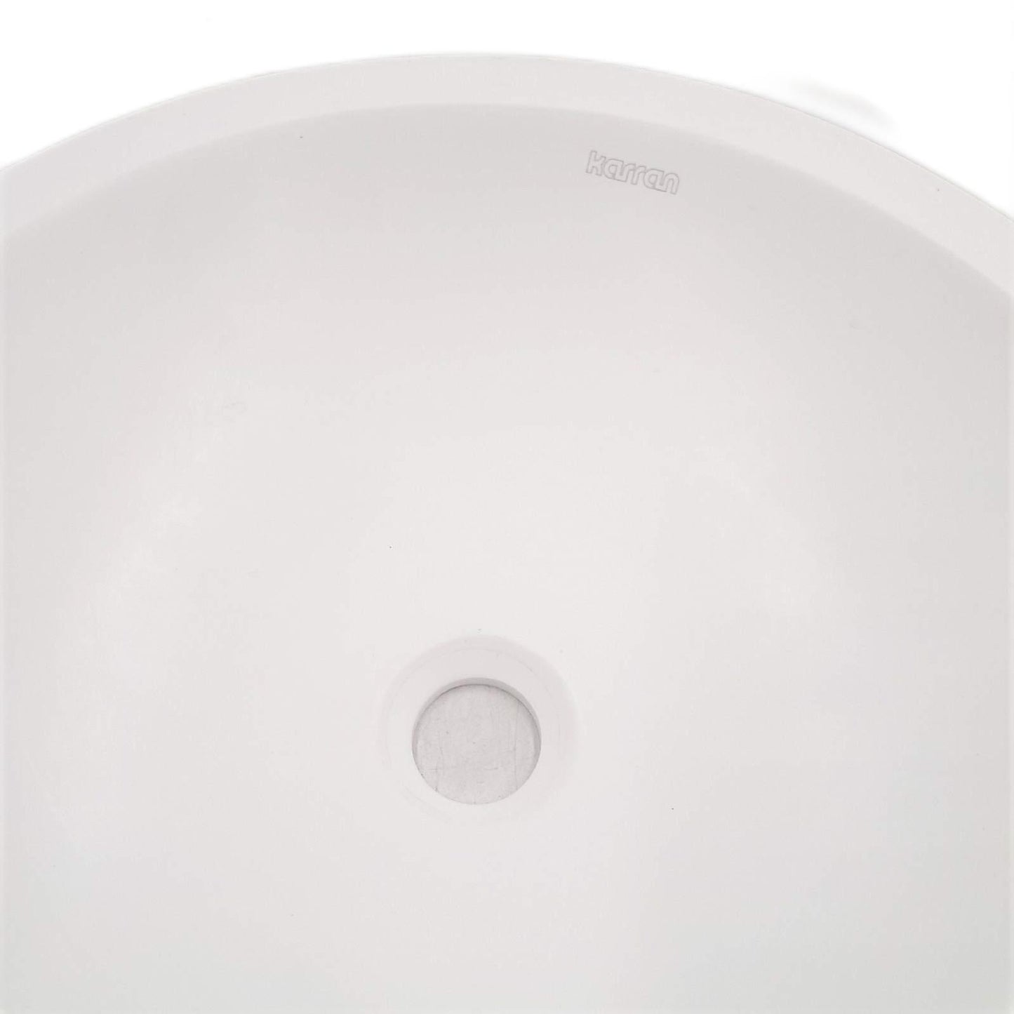 Karran Waschbecken Badarmaturen Quattro QM162 rund Acryl matt elegant modern