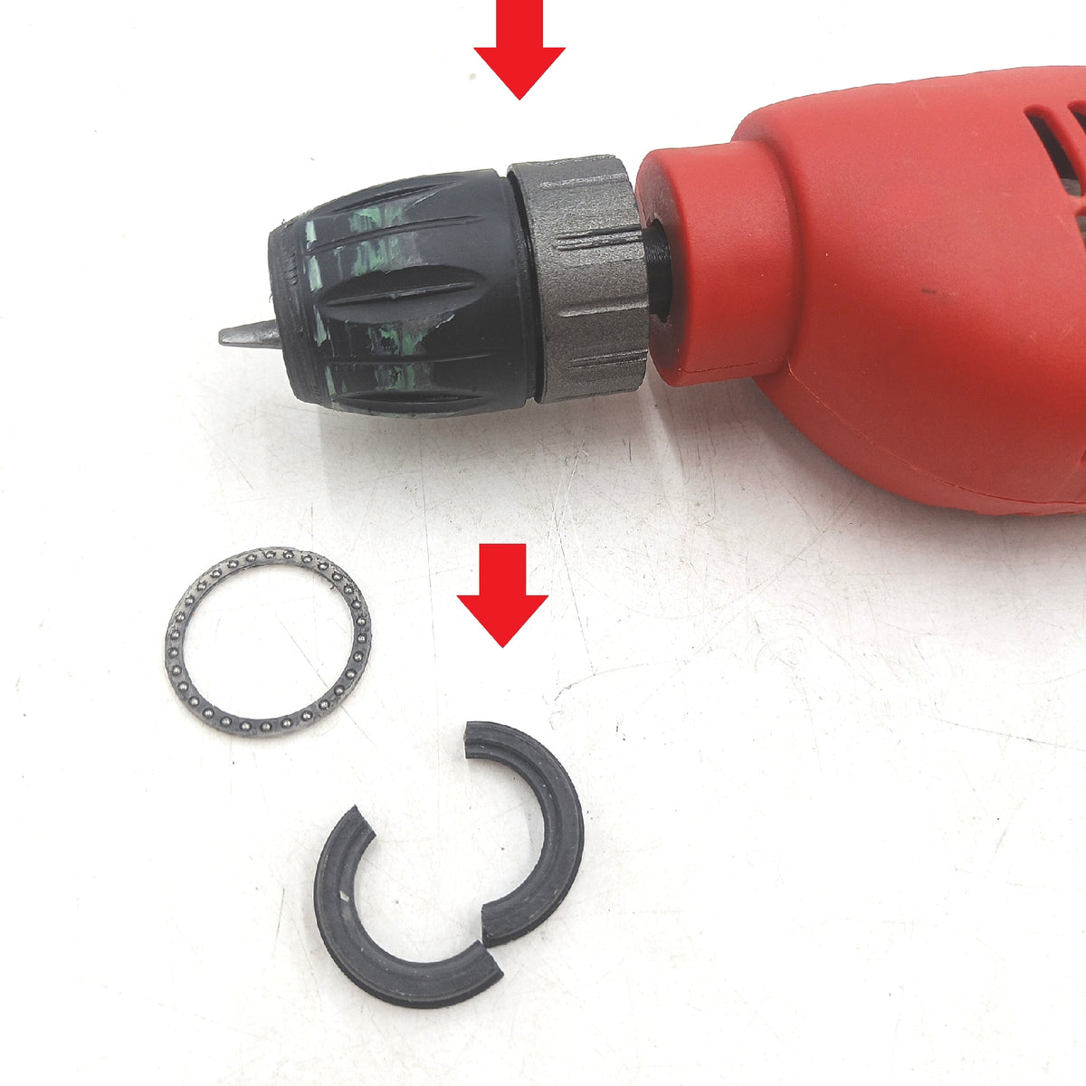 Einhell Tc Id 650 E Schlagbohrmaschine 650 W Kopf zerbrochen fehlt Nas