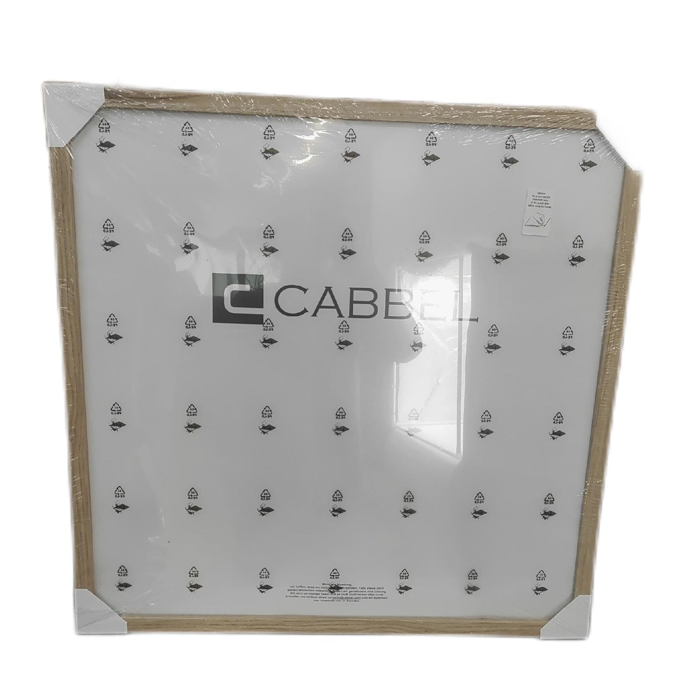CABBEL Bilderrahmen Fotorahmen Wohnraum 60x60 cm Natur Stilvoll