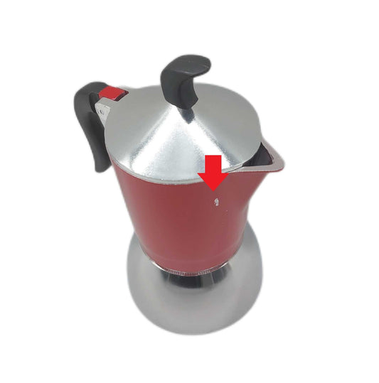 Bialetti Kaffeemaschine Rot Kaffeezubehoer kleine optische Maengel ungebru
