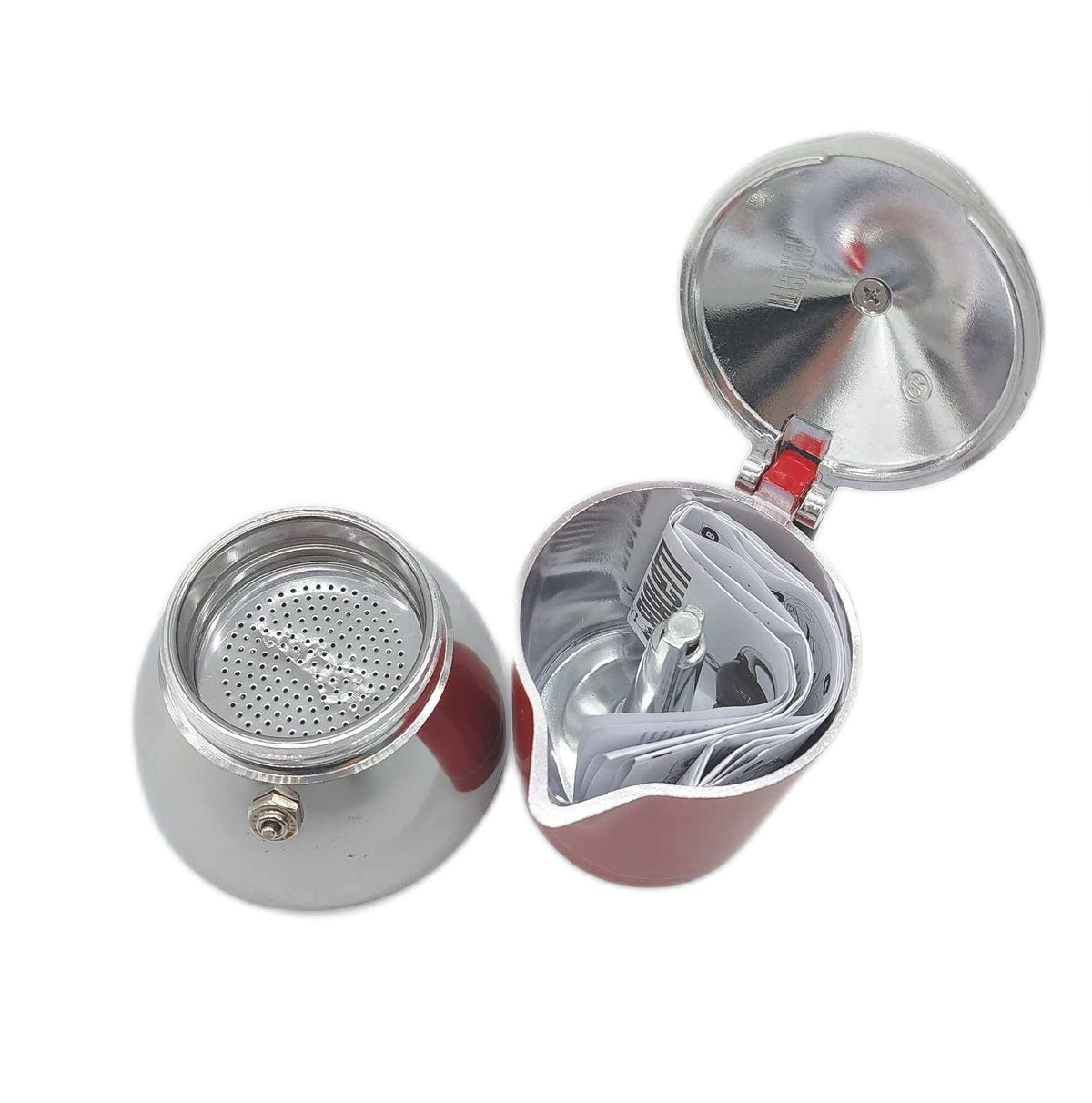 Bialetti Kaffeemaschine Rot Kaffeezubehoer Kl kleine optische Maengel un