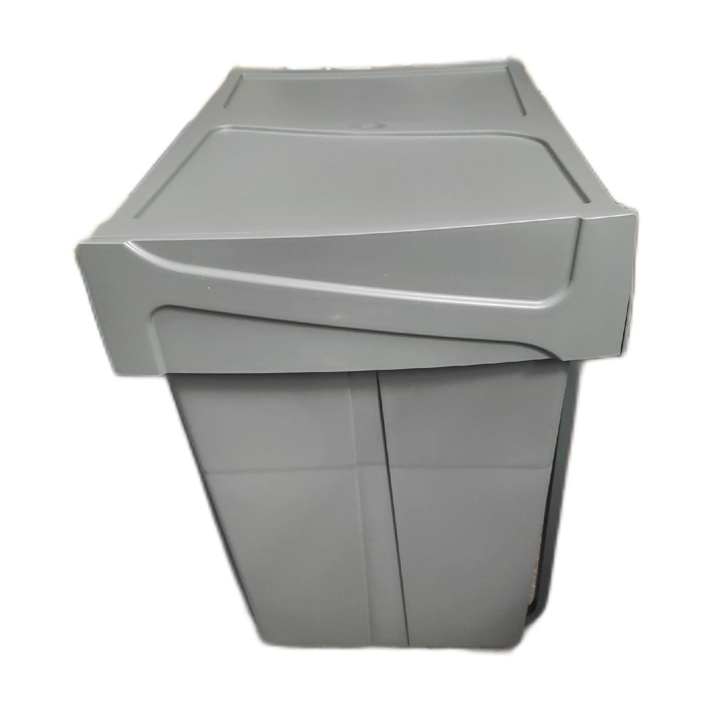 Emuca Recycling Behälter Küche Bodenbefestigung Handauszug 2x25 Liter