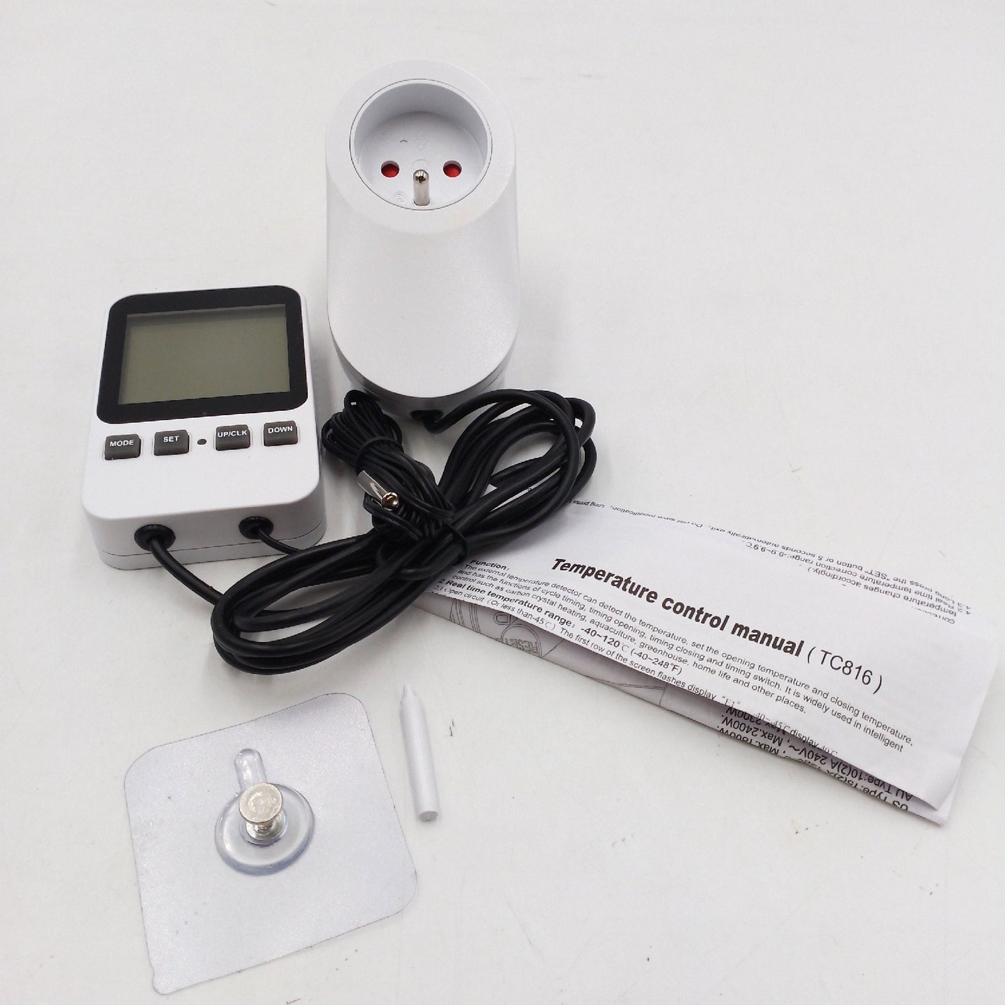 Steckdose Thermostat Elektronik Temperaturregler Effiziente Steuerung Energiesparend He