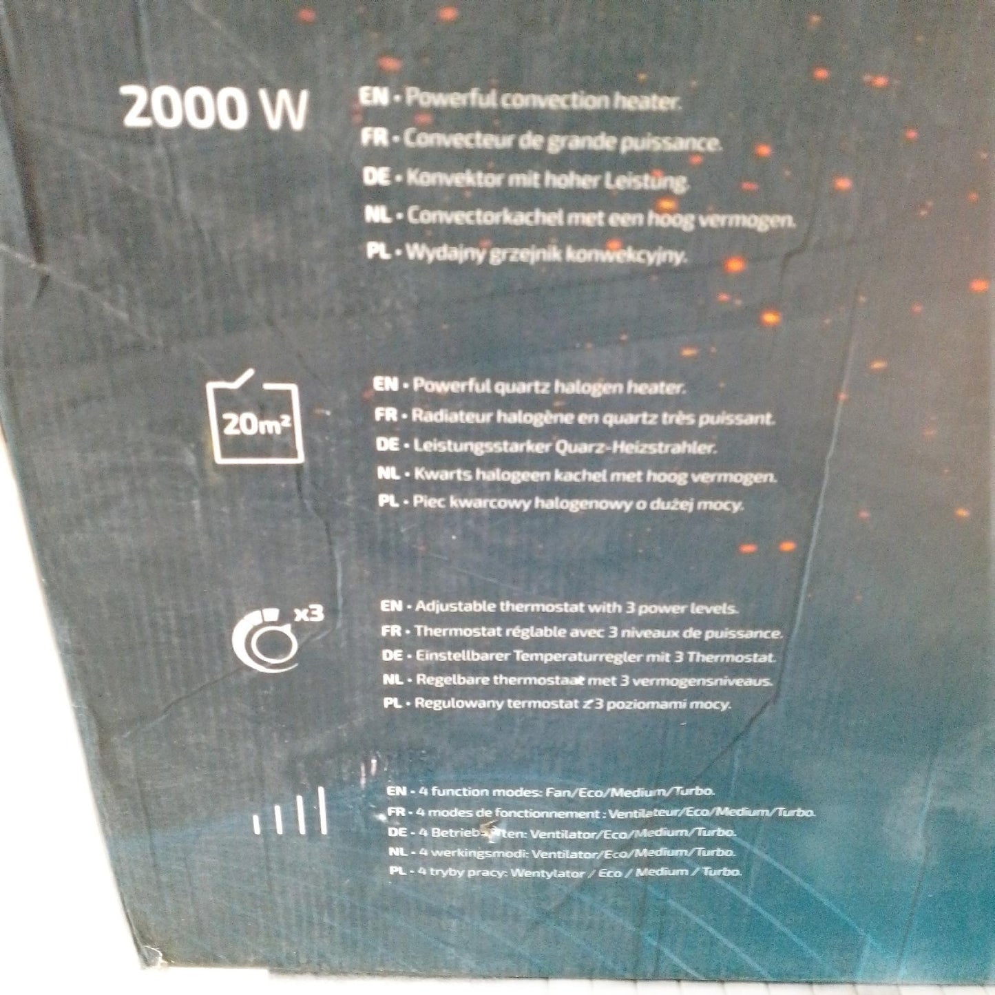 Cecotec Konvektionsheizung Heizung Ready Warm 6500 Turbo Leistungsstarkes