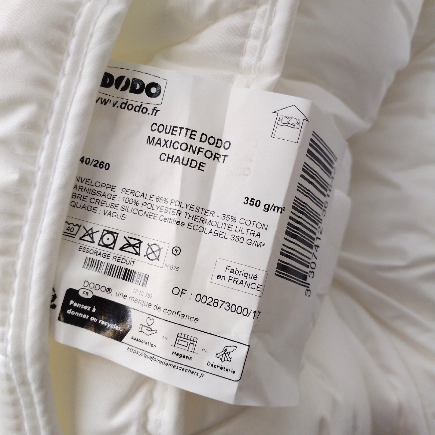 DODO Warme Ultra Aufblasbare Bettdecke 240x260 Für 2 Personen Bett Hergestellt in (74,03)