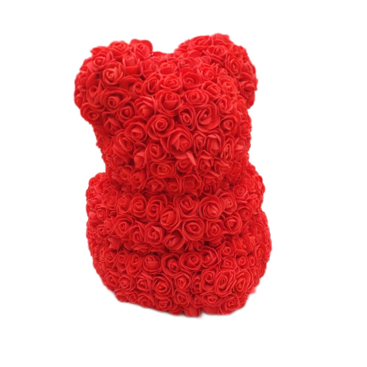 BÄRGESCHENK Big Classic Rosen Bär 40cm aus Ewigen Rosen Geschenkbox Hellrot