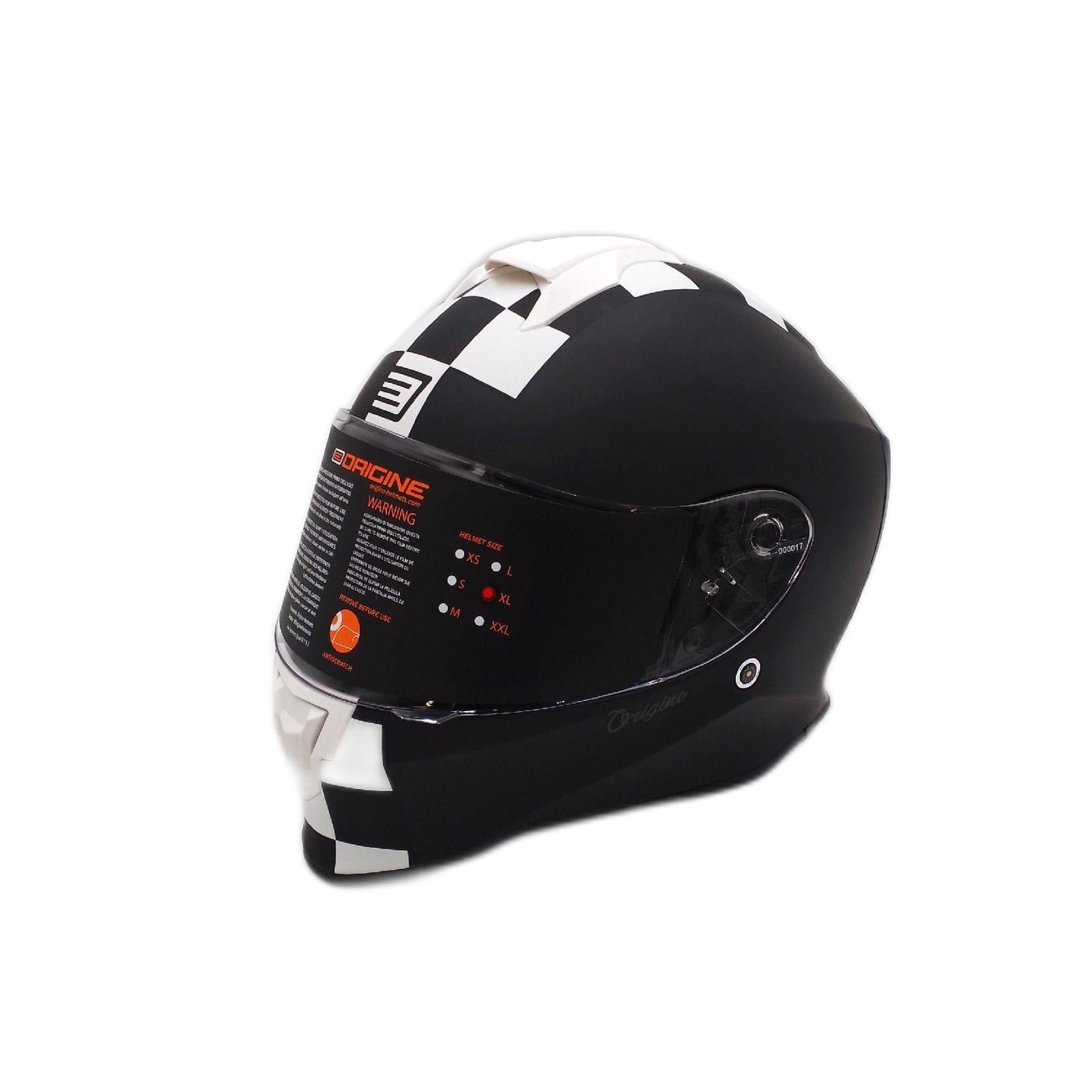 Origine Integralhelm Motorradhelm Helm Contest Matt Belüftung Komfort Sicherheit