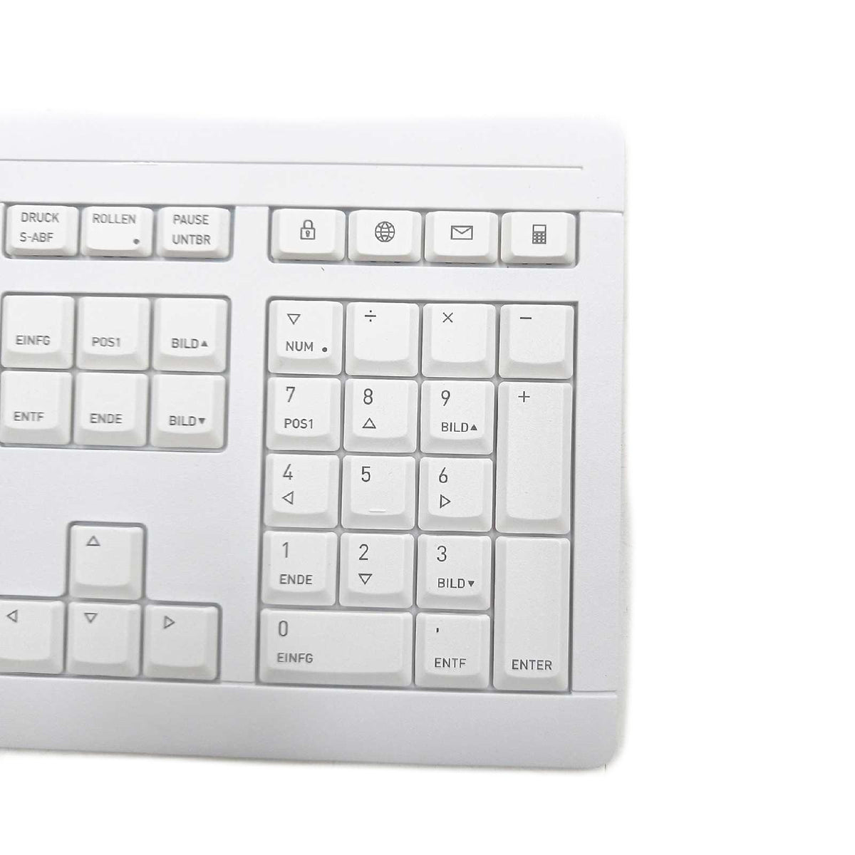 CHERRY Stream Desktop Kabellose Tastatur Deutsch QWERTZ Weiss ohne Maus ohne Dongle