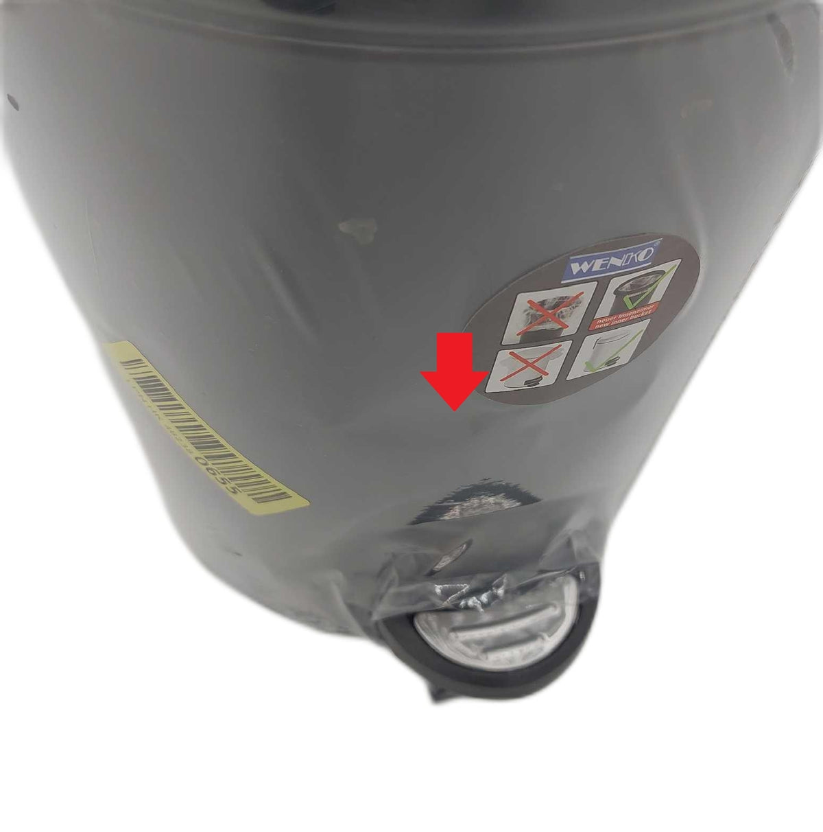 WENKO Kosmetikeimer mit Pedal Leman Anti Trace 5 Liter kleine Dellen