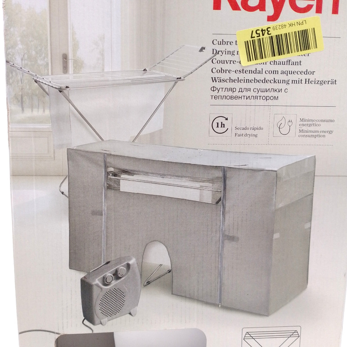 Rayen Waescheleinenabdeckung mit Heizung Defekt Bastler Ersatzteilspender Kabel