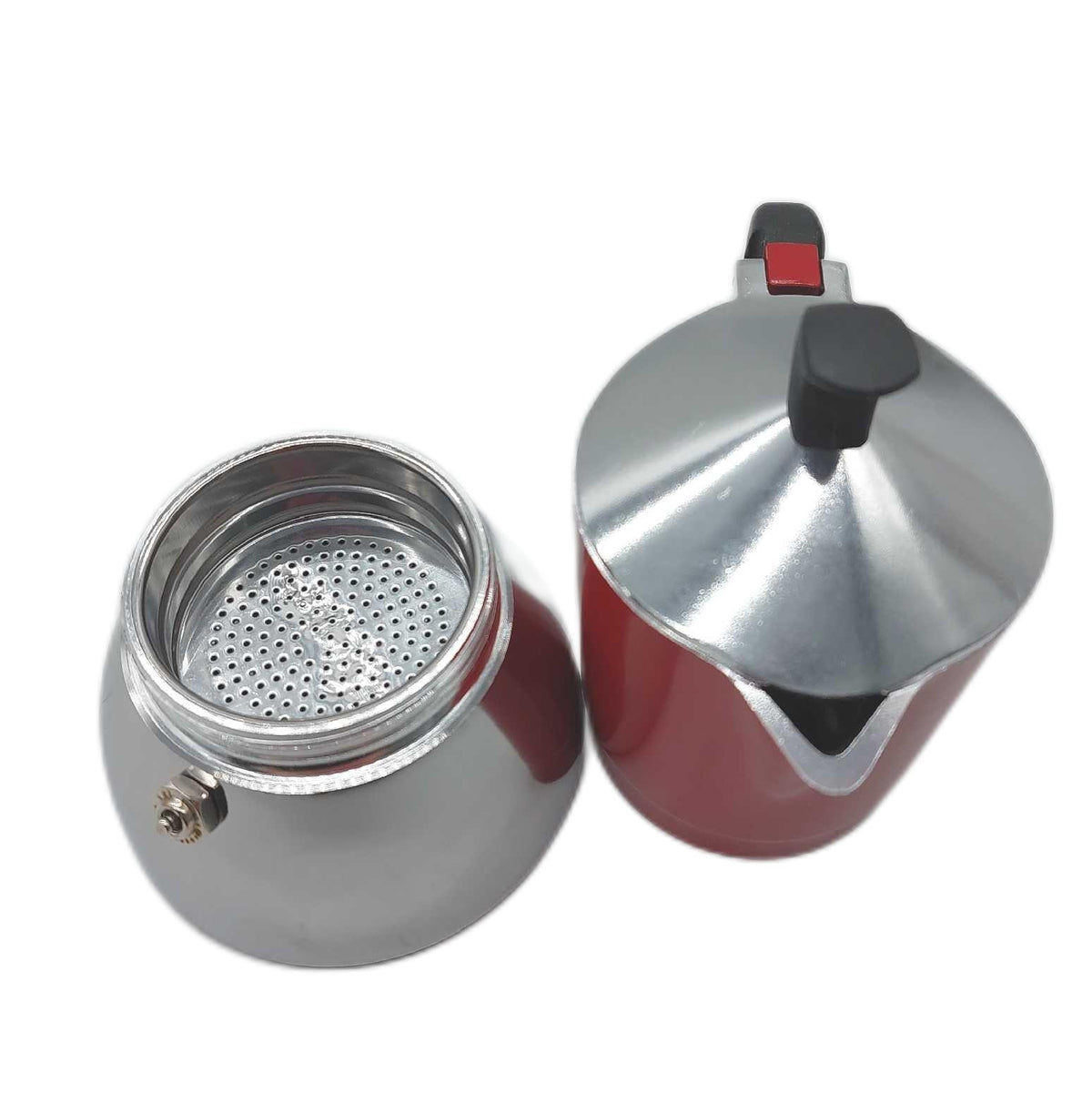 Bialetti 0007144 Rote Kaffeemaschine für 4 Tassen  Kaffeezubehör, Gadgets & Barartikel