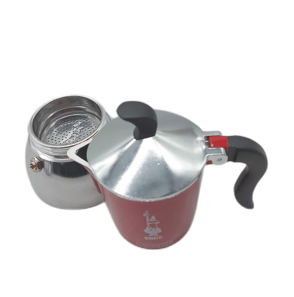 Bialetti 0007144 Rote Kaffeemaschine für 4 Tassen  Kaffeezubehör, Gadgets & Barartikel
