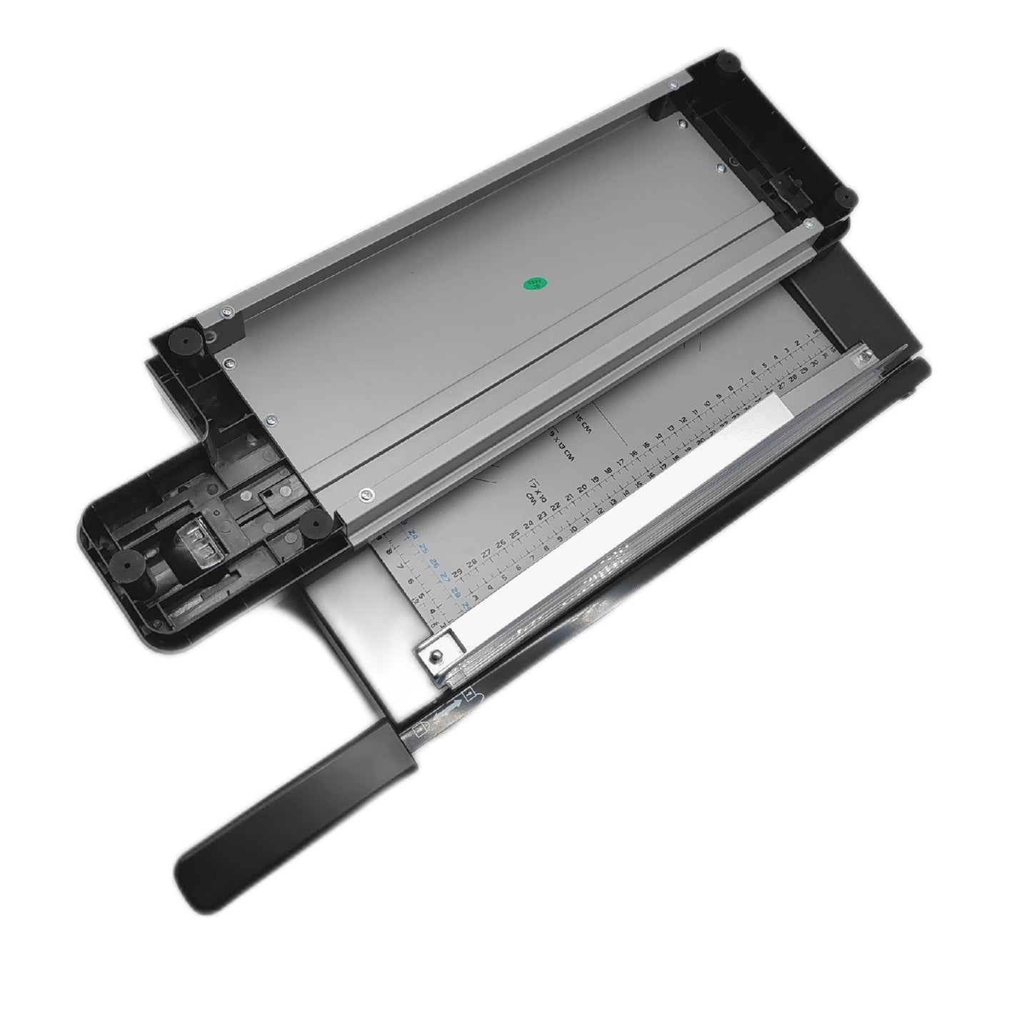 Rayher Papierschneidemaschine Bastelbedarf 2 in 1 Gerät Hebel