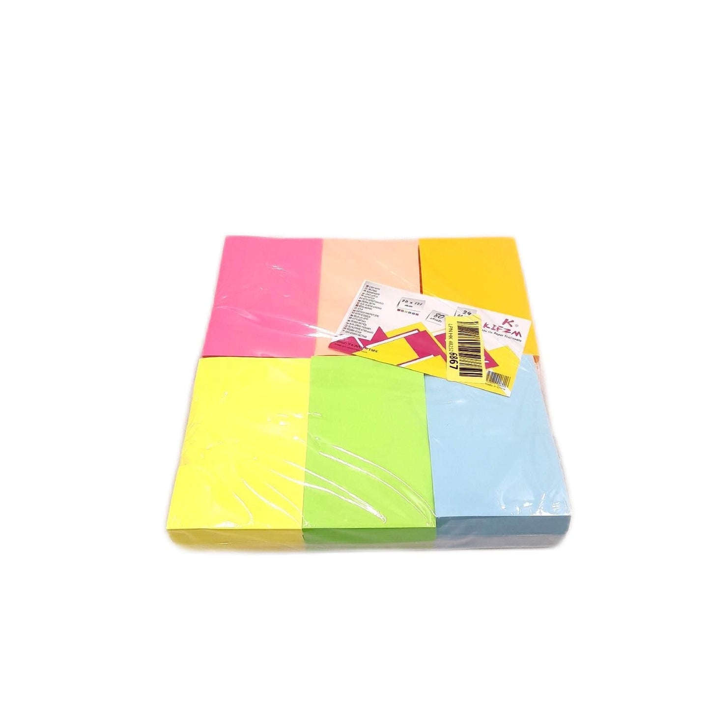 Haftnotizen Set Bürobedarf 1920 Sheets 76 x 127 mm Bunte Farben