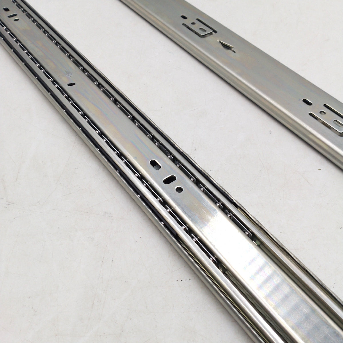 AOLISHENG Schubladenschienen 850 mm Soft Close Mechanismus Vollauszug Metall Schubladenführung