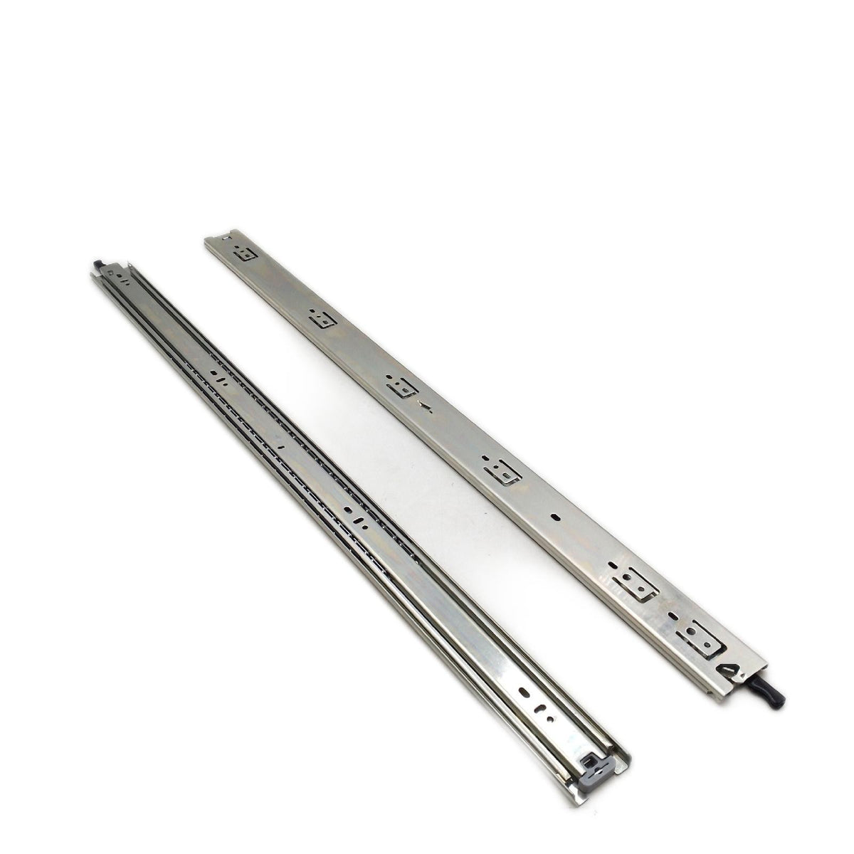 AOLISHENG Schubladenschienen 850 mm Soft Close Mechanismus Vollauszug Metall Schubladenführung