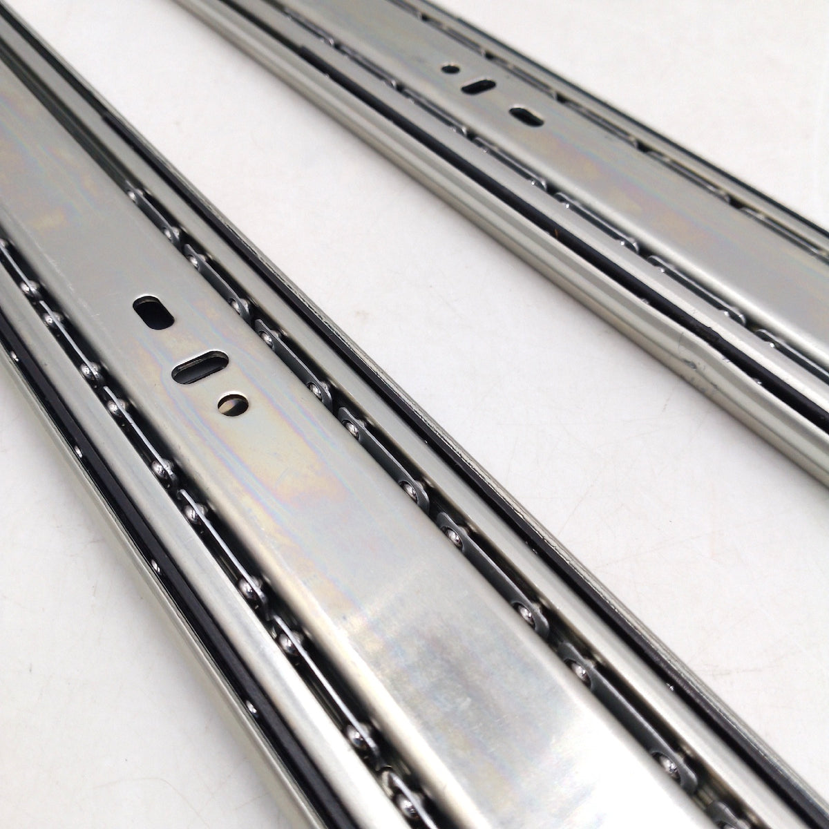 AOLISHENG Schubladenschienen 850 mm Soft Close Mechanismus Vollauszug Metall Schubladenführung