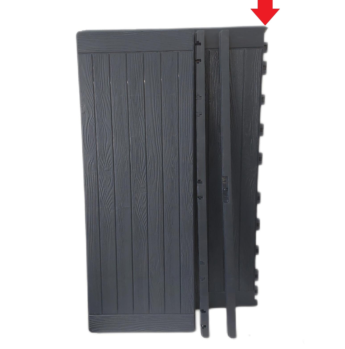 Aufbewahrungsbox Garten XL 280 Liter 116 x 44 x 55 cm mit