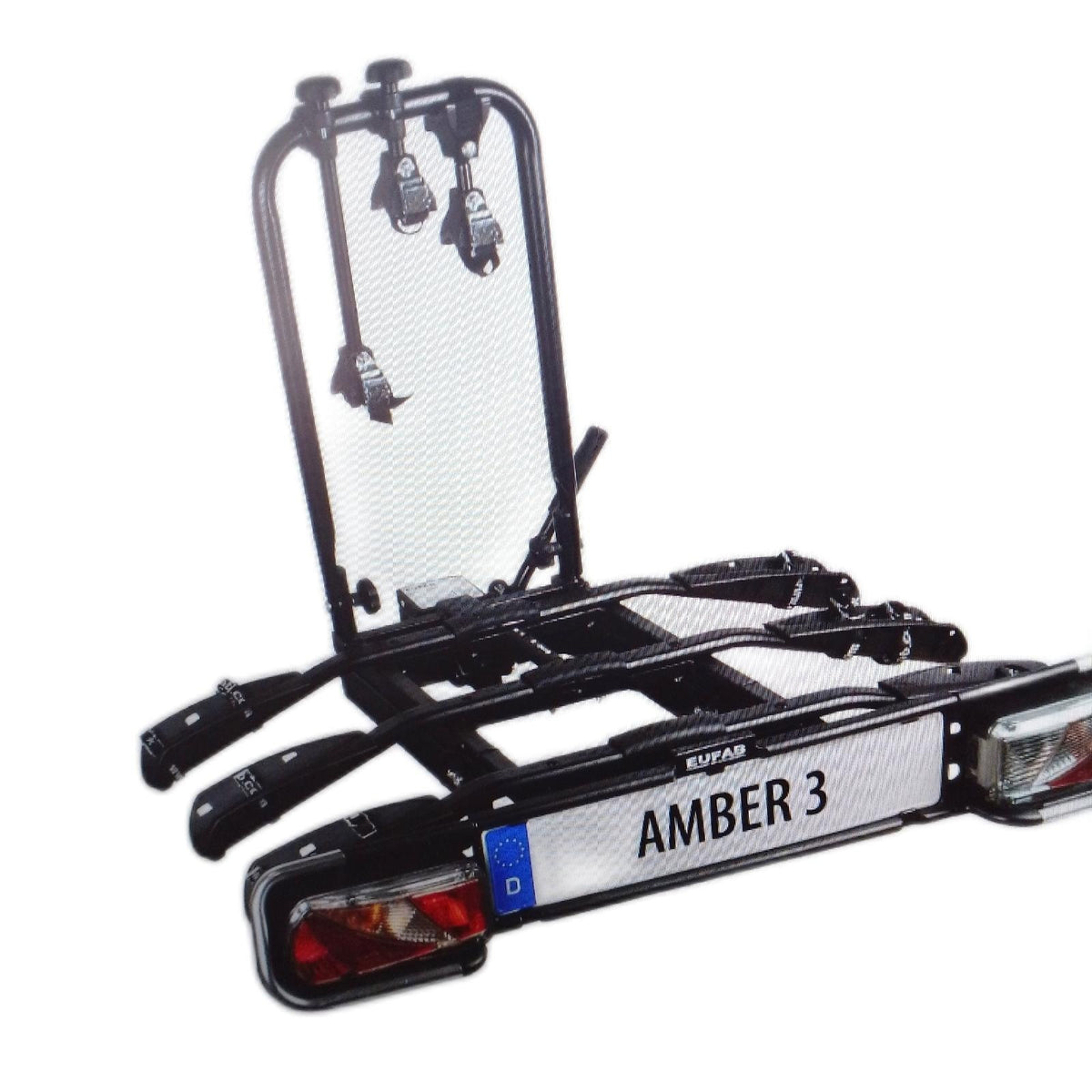 EUFAB 11555 Fahrradtraeger AMBER 3 E Bike geeignet teilweise vormontiert