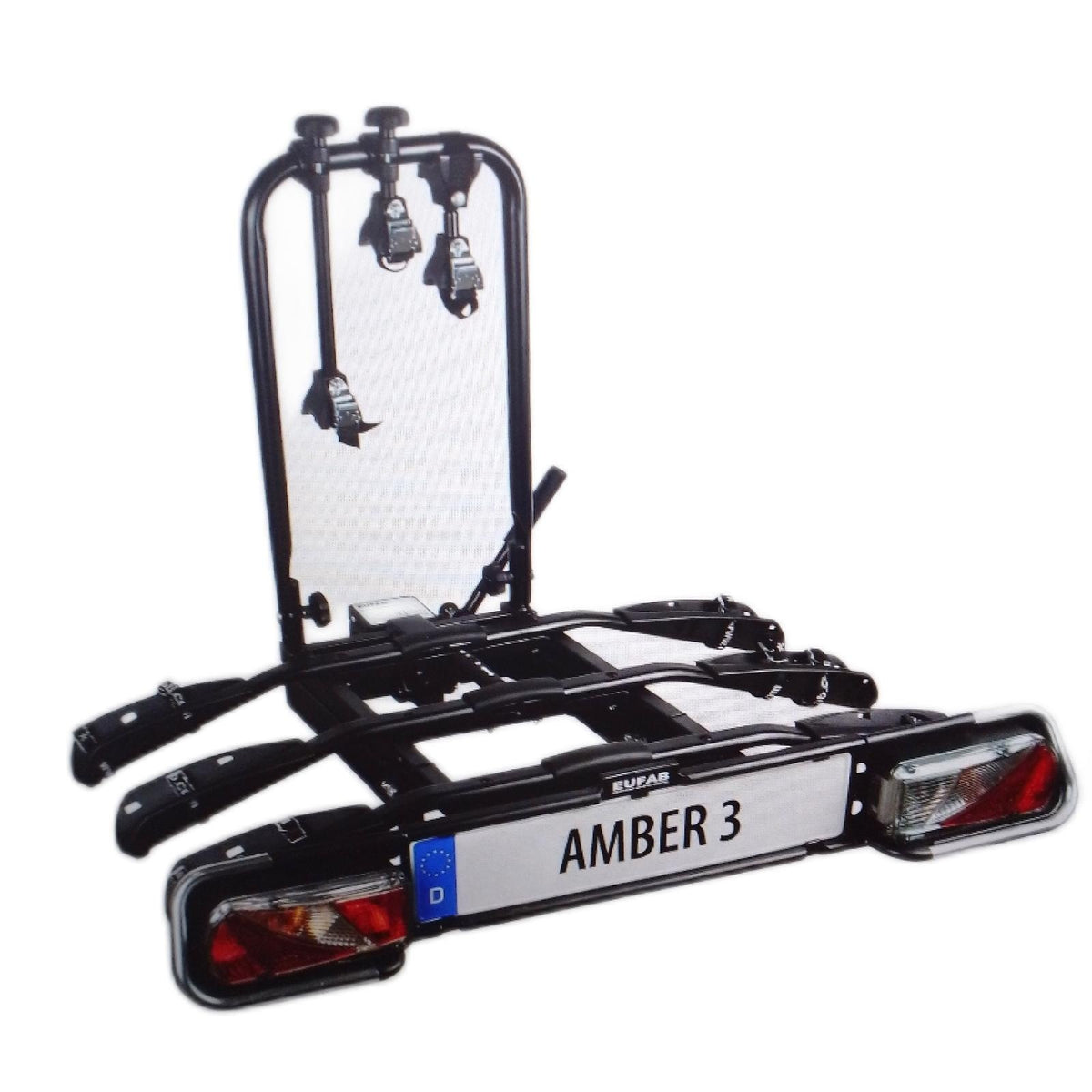 EUFAB 11555 Fahrradtraeger AMBER 3 E Bike geeignet teilweise vormontiert