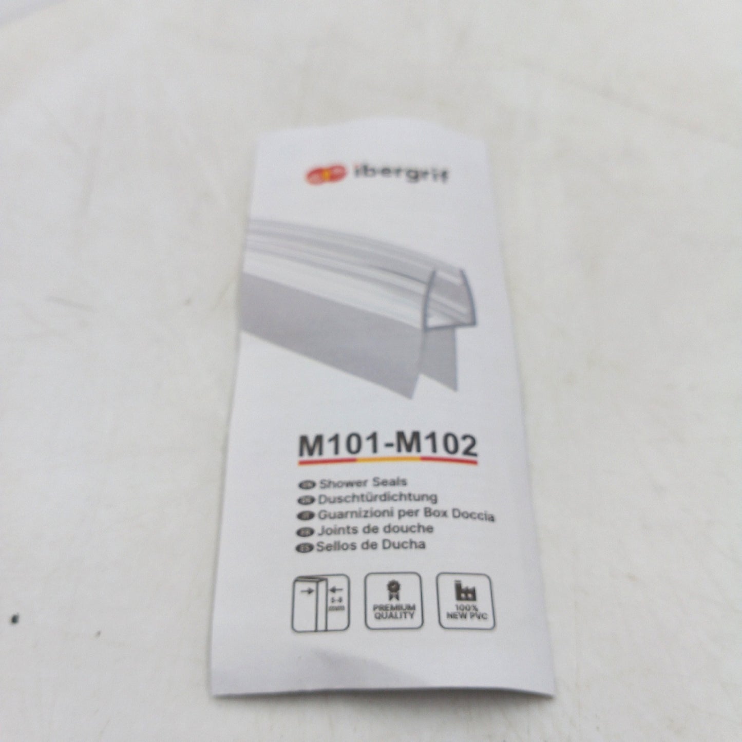 Ibergrif M102 80 2 Duschkabinendichtung 80 cm Geeignet für Türen