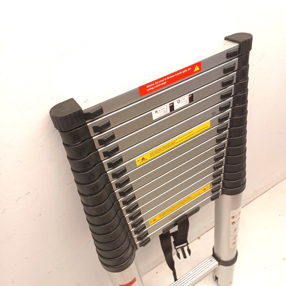 TEENO Aluminium Teleskopleiter 62 M Ausziehbar 150 KG leichte Krat