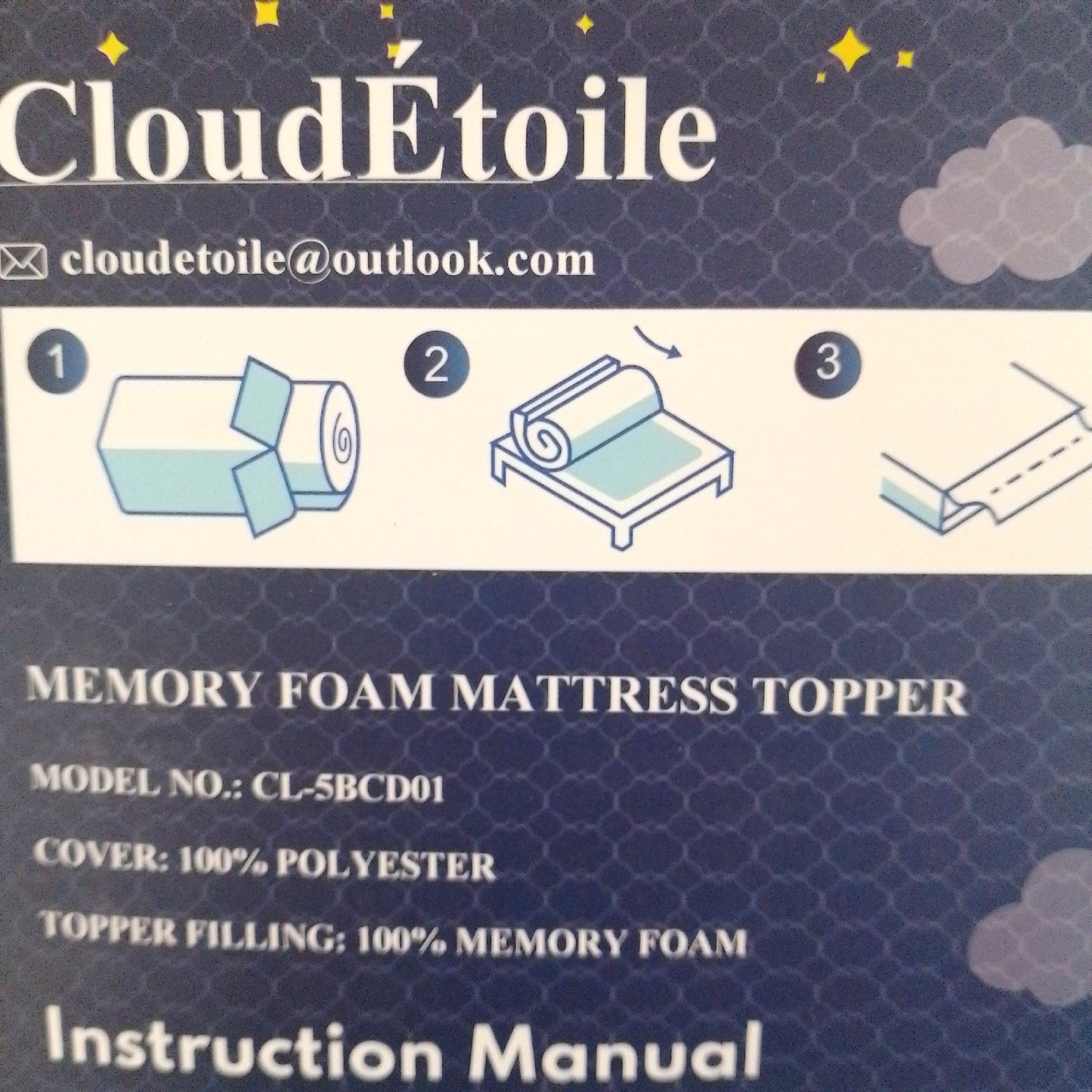 Matratzen Topper Matratzen Pflege 180x200cm Memory Foam Bequeme Unterstützung