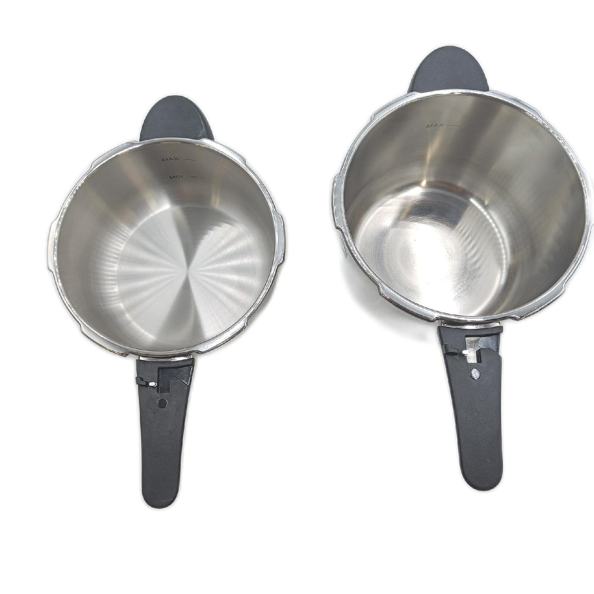 Monix Veloce Duo Set 4 Liter 6 Liter Schnellkochtöpfe ohne Dich