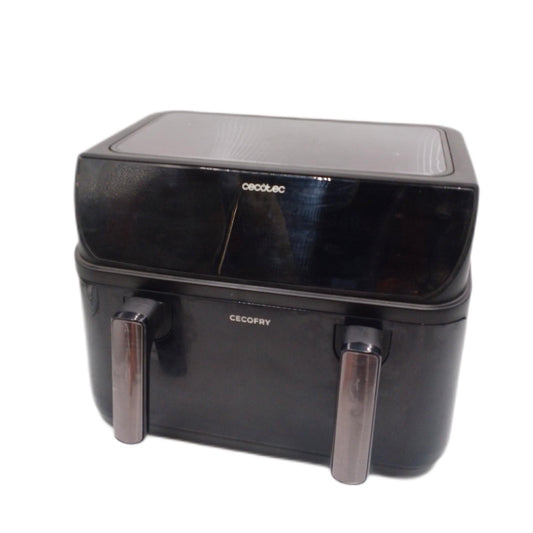 Cecotec Heissluftfritteuse 10L Grillplatte doppelte Heizfunktion def