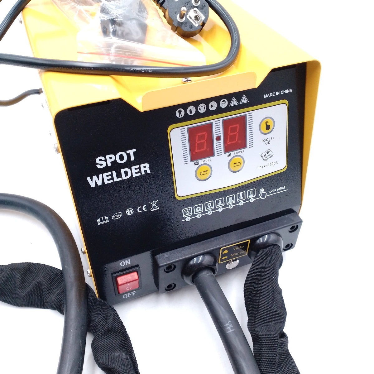 PLAYOCCAR 220V Karosserie Ausbeulspotter 3000W Spot Dent Puller Schweißer Reparatur Kit