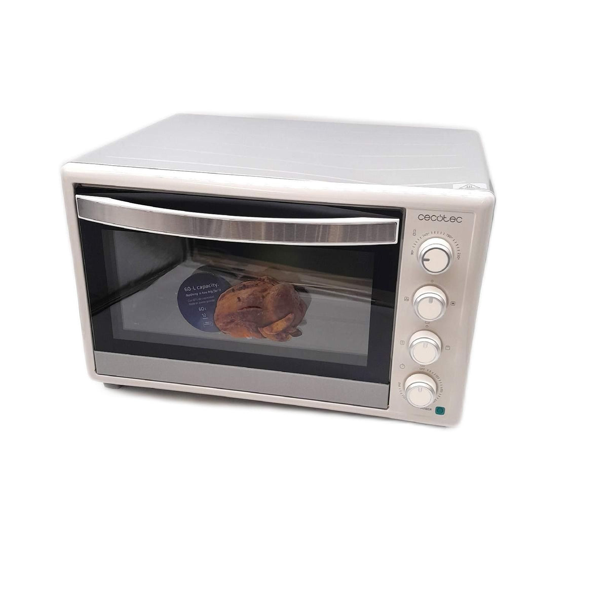 Cecotec Tischkonvektionsofen Küchengeräte Bake Toast Backofen 60 Liter Fass