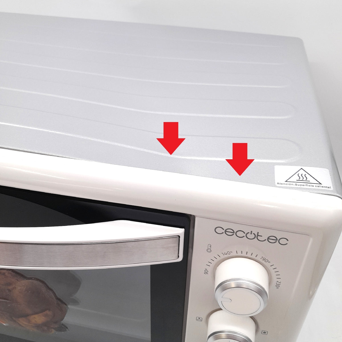 Cecotec Tischkonvektionsofen Küchengeräte Bake Toast Backofen 60 Liter Fass